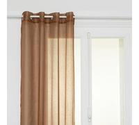 Atmosphera Créateur d'intérieur - Rideau Voilage Moly 135x240cm Cannelle