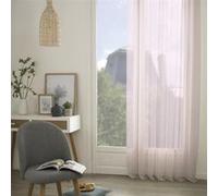 Atmosphera Créateur d'intérieur - Rideau Voilage "Moly" 135x240cm Rose Rose G