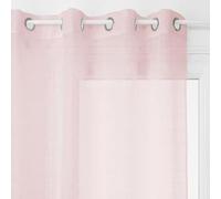Atmosphera Créateur d'intérieur - Rideau Voilage Uni Louis 140x240cm Rose
