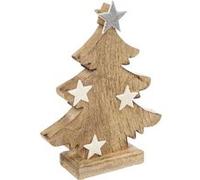 Atmosphera Créateur d'intérieur - Sapin de Noël à Poser Étoiles 27cm Naturel G