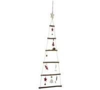 déco sapin bois a suspendre 75cm