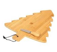 Atmosphera Créateur d'intérieur - Service à Fromage 2 Pièces "Sapin" 39cm Naturel Beige