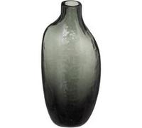 Atmosphera Créateur d'intérieur - Soliflore en Verre Design "Irrégulier" 19cm Gris Gris G