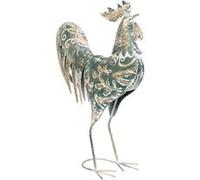 Atmosphera Créateur d'intérieur - Statuette Coq Déco en Métal "Conor" 54cm Multicolore G