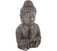 Créateur d'intérieur - Statuette de Bouddha Effet Bois 49cm Gris