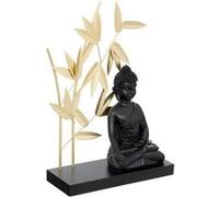 Atmosphera Créateur d'intérieur - Statuette Déco Bouddha "Jiling" 31cm Noir