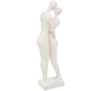 Statuette Déco Couple "Rivi" 33cm Blanc