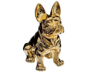 Atmosphera Créateur d'intérieur - Statuette Déco Design "Bulldog" 22cm Or