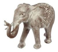 Atmosphera Créateur d'intérieur - Statuette Déco "Eléphant Résine" 46cm Gris