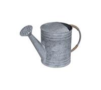 Arrosoir - ATMOSPHERA - Métal - H25 cm - Zinc - Poignée en Fer et Jute