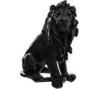 Atmosphera Créateur d'intérieur - Statuette Déco Lion "Ewen" 31cm Noir Noir G