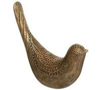 Créateur d'intérieur - Statuette Déco Oiseau "Oasis" 17cm Or