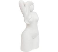 Atmosphera Créateur d'intérieur - Statuette Femme en Céramique "Soleya" 28cm Blanc Blanc G