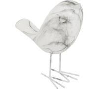 Atmosphera Créateur d'intérieur - Statuette Oiseau en Céramique "Olen" 19cm Blanc Blanc G