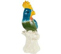 Atmosphera Créateur d'intérieur - Statuette Oiseau en Céramique "Yucatan" 25cm Multicolore MULTICOLORE G