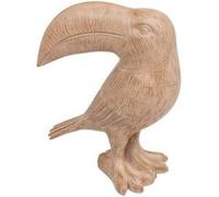 Atmosphera – Statuette Toucan «Exotic Panama» – Résine – H. 30 cm – Beige