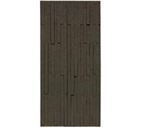 Atmosphera Créateur d'intérieur - Sticker Effet Pierre "Cary" 28x58cm Gris Foncé Gris