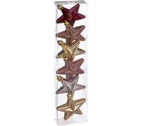 Atmosphera Créateur d'intérieur - Sujet de Noël 6 Pièces Nouvelle Orléans 7cm Rose G