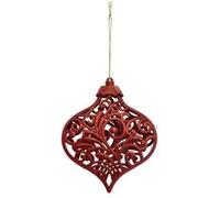 Sujet de Noël Arabesque Nouvelle Orléans 18cm Rouge Rouge