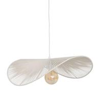 Atmosphera Créateur d'Intérieur - Suspension Adelia Métal Noir D58cm - Ampoule Non Incluse 40 W - Câble Réglable 80 cm - Salon, Cuisine, Bureau, Chambre