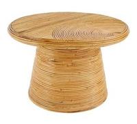 Atmosphera – Table basse Tanae – Rotin – Beige 70 x 70 x 45 cm