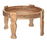 Atmosphera Créateur d'intérieur - Table d'Appoint en Bois "Gypsy" 75cm Naturel Beige G