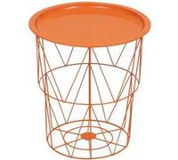 Atmosphera - Table d’appoint Kumi Orange 40x37x37cm