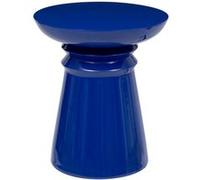 Atmosphera - Table d’appoint Jaya Bleu Indigo 43x38x38cm