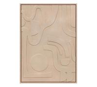 Atmosphera Créateur d'intérieur - Tableau Déco en Relief Azra 50x70cm Beige