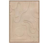 Atmosphera – Déco murale 3D Azra 50 x 70 cm Beige