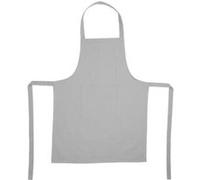 Atmosphera Créateur d'intérieur - Tablier de Cuisine Coton 80cm Gris Clair Gris G