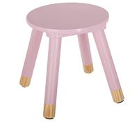 ATMOSPHERA CREATEUR D'INTERIEUR Tabouret en Bois pour Enfants - Coloris Rose