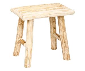 Atmosphera Créateur d'intérieur - Tabouret en Bois "Woody" 32cm Naturel