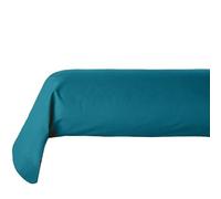 Atmosphera Créateur d'intérieur - Taie de Traversin Alban 85x185cm Bleu Canard