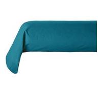 Taie de traversin ""Carina"" 85x185cm bleu canard - Atmosphera createur d'interieur