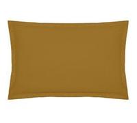 Atmosphera Créateur d'intérieur - Taie d'Oreiller Percale 50x70cm Mordoré Jaune G