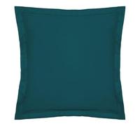 Atmosphera Créateur d'intérieur - Taie d'oreiller Percale 63x63cm Bleu Egéen