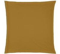 Atmosphera Créateur d'intérieur - Taie d'Oreiller "Percale" 63x63cm Mordoré Jaune G