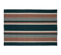 Atmosphera - Tapis Collectionneur en Coton 60x90cm Bleu Canard