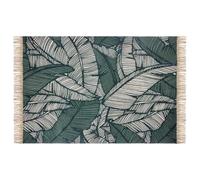 Atmosphera Créateur d'intérieur - Tapis Déco à Franges Pailo 120x170cm Vert