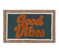 Atmosphera Créateur d'intérieur - Tapis Déco Design "Be Vintage" 60x90cm Bleu Bleu G