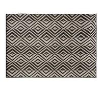 Créateur d'intérieur - Tapis Déco Imprimé Colyn 150x230cm Noir & Blanc