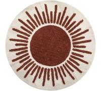 Atmosphera Créateur d'intérieur - Tapis Tufté Déco "Alicante" 90cm Ivoire & Marron Beige G