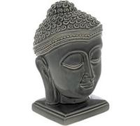 Atmosphera Créateur d'intérieur - Tête Bouddha Déco en Céramique "Yola" 22cm Gris Gris G