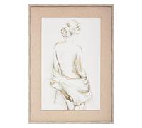 Atmosphera Créateur d'intérieur - Toile Murale Imprimée Nu 52x72cm Gris