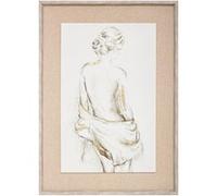 Créateur d'intérieur - Toile Murale Imprimée "Nu" 52x72cm Gris