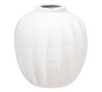 Atmosphera Créateur d'intérieur - Vase Boule en Céramique Amia 28cm Blanc