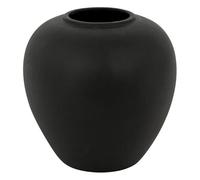 Atmosphera Créateur d'intérieur - Vase Boule en Dolomite Rily 22cm Noir