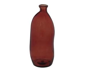 Atmosphera Créateur d'intérieur - Vase Bouteille en Verre Uly 35cm Ambre