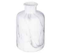 Atmosphera Créateur d'intérieur - Vase Déco Effet Marbre SOA 17cm Blanc
